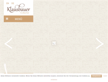Tablet Screenshot of klausbauer.at